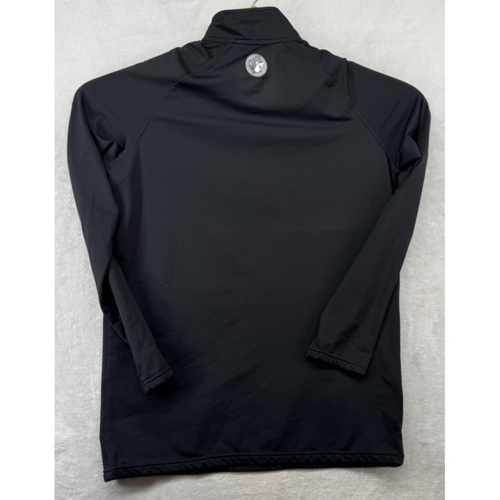 Buc-ees 1/4 Zip Pullover Shirt Lightweight Peformance Black Men's Size S - Picture 2 of 5
